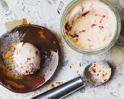 How to turn under- or over-ripe strawberries into a brilliant no-churn ice-cream – recipe