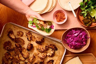 Alice Zaslavsky’s tacos with roasted celeriac and pickled jalapeño sauce – recipe