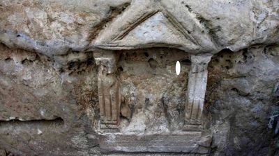 Archaeologists discover rare Roman shrine to Minerva carved into a Spanish quarry