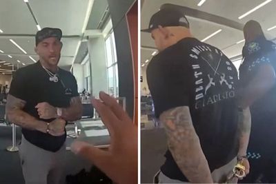 UFC star threatens to fight police as he’s arrested for being drunk at Atlanta airport