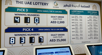 UAE lottery Pick 3 Pick 4 results announced (26-06-24): June 24 draw declared, winning numbers, prize details here