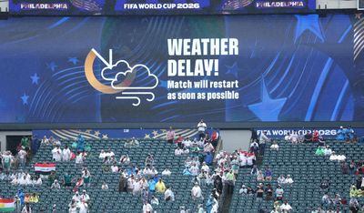 What happens if there's a weather delay in the last round of World Cup group games?