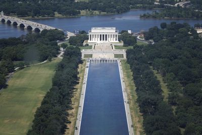 Trump under pressure to back up claim of sabotage at reflecting pool