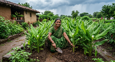 Madhya Pradesh farmer earned Rs 12 lakh from turmeric: Her simple home gardening tips to grow high-profit turmeric during monsoon
