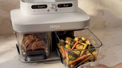 Ninja just upgraded its Crispi glass air fryer with dual zone technology – but there’s a catch