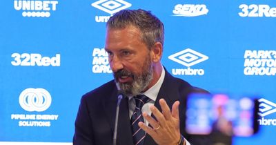 Hearts-daft STV presenter demands answers from Rangers boss McInnes in tense moment
