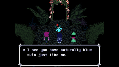 How to activate the Power of the Mysterious Structure and climb the vines in Deltarune