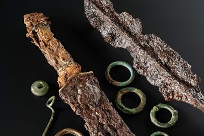 Treasures found buried with ‘Iron Age warrior’ to go on show for first time