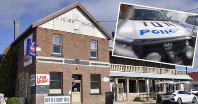 An axe, a gun and a rolled getaway car: alleged Canberran robbers arrested after disastrous pub heist attempt