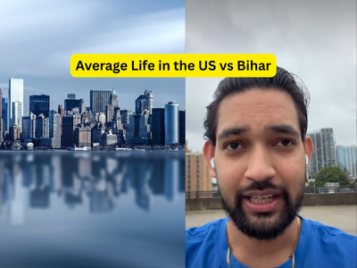 Average life in US vs Bihar: Man's viral video on what's 'normal' in both places sparks internet debate