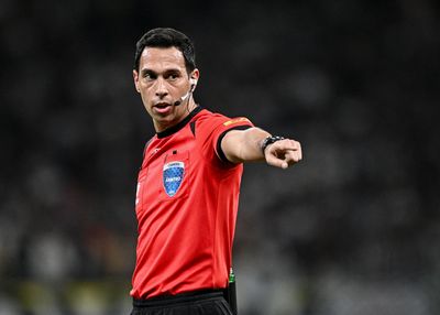 Who is the referee for South Africa vs South Korea?