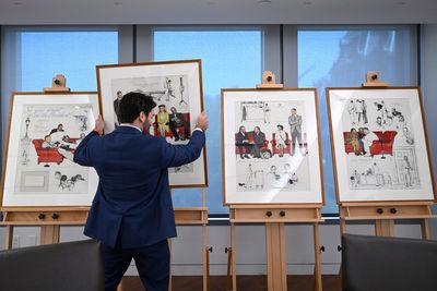 Iconic Norman Rockwell sketches go on public display for first time ever