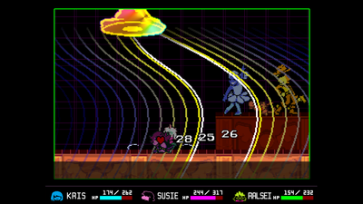 Yellow and Blue boss fight trial answers in Deltarune Chapter 5