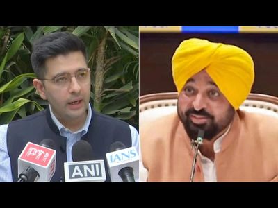 Video row: BJP's Raghav Chadha seeks Punjab CM Bhagwant Mann's resignation