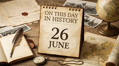 On This Day in History, June 26: UN Charter signed, Indira Gandhi declares Emergency, Harry Potter debuts, Corvette day, Sher Shah Suri wins against Mughals and more
