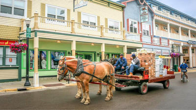 No cars, only carts: This US town has banned cars for over 125 years, and Amazon deliveries still arrive by horse-drawn cart