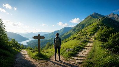 A powerful quote on choosing courage over fear: 'One can choose to go back toward safety or ... '