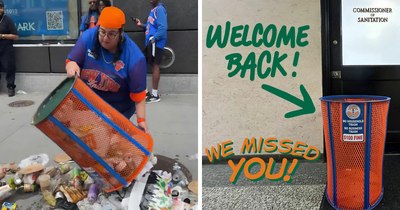 After JPMorgan Exec Emptied Stole Knicks Trashcan In Viral Video, Sanitation Department Posts Hilarious Response