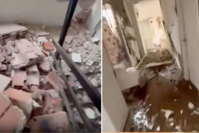 Venezuelan resident films terrifying high-rise escape as building crumbles after earthquake