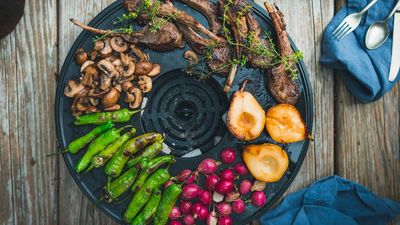 It's Not Quite a BBQ, but This Table Grill Is the Most Stylish Way to Cook (and Entertain) Outdoors If You've Only Got a Small Space Like a Balcony