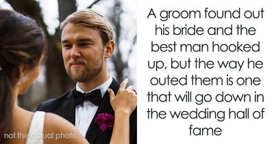 Groom Passes Out Envelopes During His Wedding Speech, The Contents Empty The Room In Thirty Seconds
