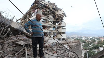 La Guaira, Venezuela’s port city, shows extensive earthquake damage after the quake