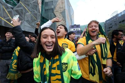 I won’t let the Socceroos go it alone today: while they have taken care of training and drills, I’m sprinkling holy water on the TV