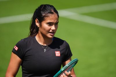 Emma Raducanu suffers injury scare as British No1 misses practice on eve of Wimbledon
