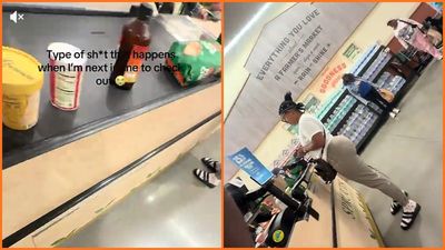 California man records a customer berating a Sprouts cashier for being too slow, only for two of her cards to decline at checkout