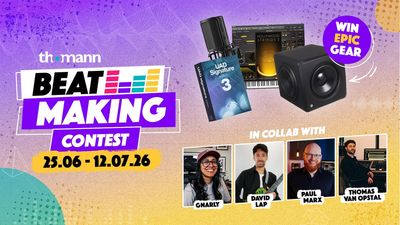 “Whether you make boom bap, trap, house, lo-fi, drill or experimental music – we want to hear your unique style and vision”: Thomann launches its beat-making competition for 2026