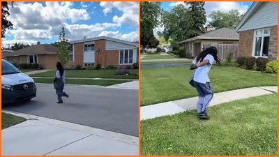 Illinois woman tells mailman to stay off her grass. Then he turned around and danced across her lawn