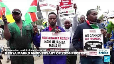 Kenyans mark anniversary of bloody protests