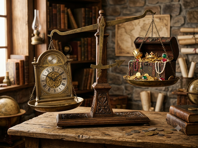 French proverb of the day: 'All the treasure of Earth cannot bring back...' Life lessons on time's importance, material wealth, control, experiences and mindfulness