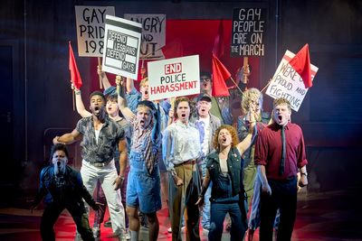 Pride review – Devastating, uplifting musical is far better than the film that inspired it
