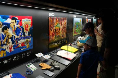 I went to the FIFA Museum in New York and there was one piece of memorabilia transported me back to my first World Cup