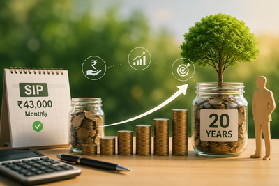 Investing over Rs 43,000 monthly through SIPs? Here’s what an expert recommends for 20-year investment journey