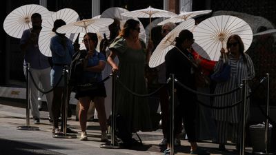 Live: UK breaks hottest June day record for third day in a row, France and Belgium cancel events