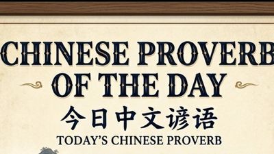 Chinese proverb of the day: 'A closed mouth avoids trouble, but a closed mind invites it' and a lesson in silence, curiosity and wisdom
