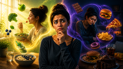 Psychology says people who eat healthy in the morning but crave junk food by dinner aren't just lacking willpower