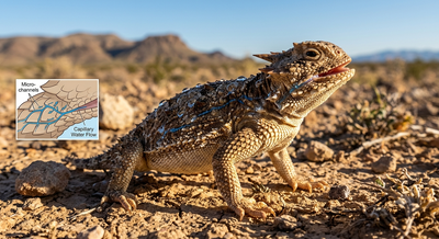 Nature beat engineers again: A tiny desert lizard’s survival strategy is inspiring a breakthrough in water technology