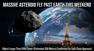 Discovered 29 years ago, asteroid bigger than Eiffel Tower to fly past Earth this weekend: Here's when and how to watch and should you be worried?