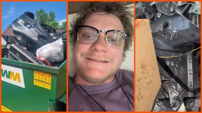 Minneapolis man reports a chopped-up Ford Focus in dumpster outside his apartment. Then the waste-collection driver called for help