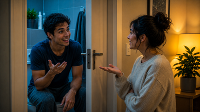 Psychology says people who talk to others from inside the washroom aren’t crossing personal boundaries, they may be more uncomfortable with silence than conversation
