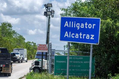 Call for inquiry into Alligator Alcatraz’s ‘abuse of Everglades’ despite closure