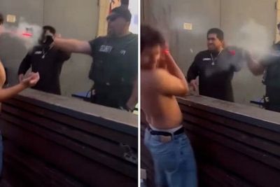 Security guard arrested after ‘firing stun gun’ into man’s face at point-blank range