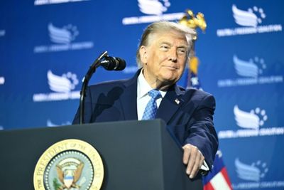 Trump blasts 'godless' Democrats in incendiary speech to evangelicals