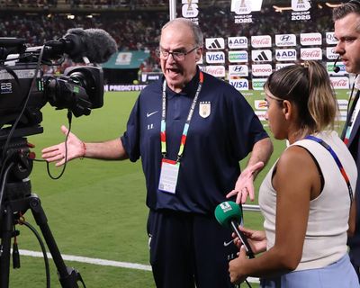 Bielsa takes the blame as Uruguay depart in a storm of spite and​ ill-discipline