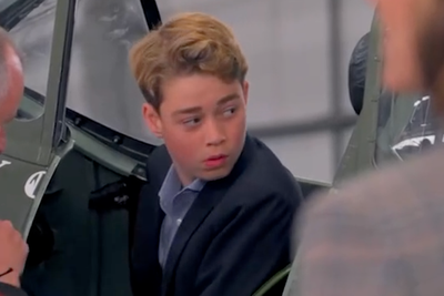 Prince George joins Kate on Raf visit to commemorate Armed Forces Day
