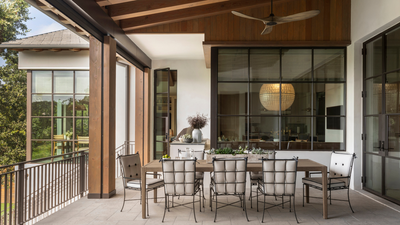 It Risked Feeling Cold, so the Designer of This Brand New Home Combined Organic Materials and Panoramic Views Into a Bright Haven for Its Family