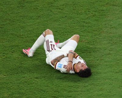 Spain’s Nico Williams hits out at ‘completely unnecessary’ Uruguay tackle that injured him